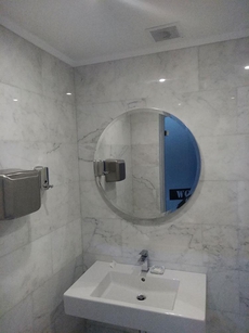 Ванная комната. Зеркало серебро влагостойкое с фацетом 20 мм